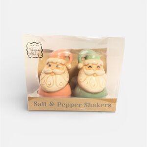 Johanna Parker Santa Claus Salt & Pepper Shakers - NWT ***